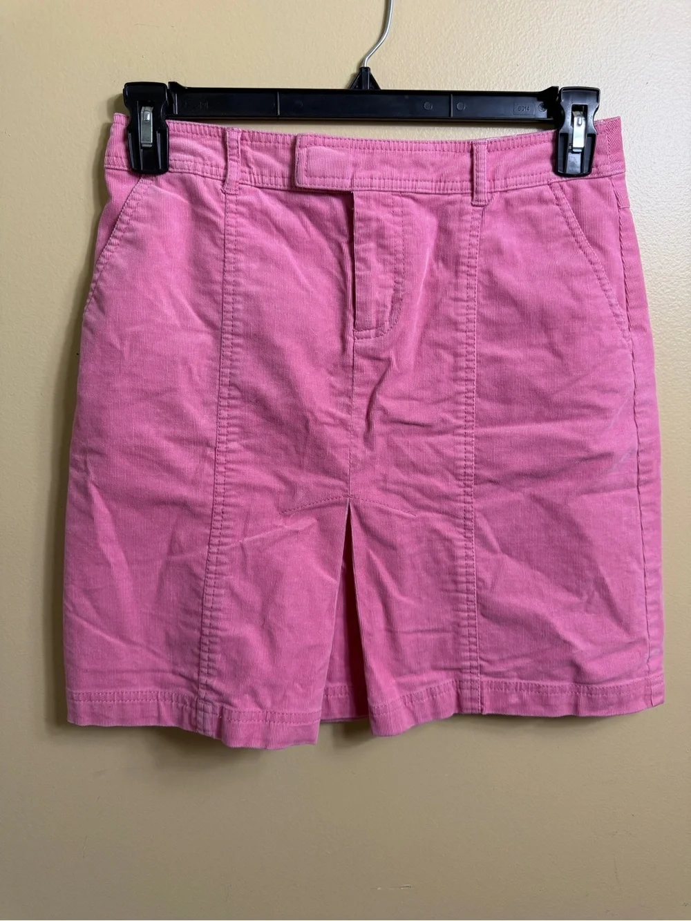 Vintage Lilly  Pulitzer Y2K pink corduroy mini skirt size 2